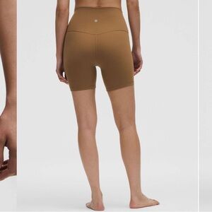 NWT Lululemon Align High-Rise‎ Short 6" Allspice Size 12 Nulu Yoga Gym Lounge